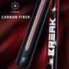 Collapsar Carbon Fiber Jump Break Cue,3-Pieces 12.9mm Tip Power Break Pool Cue,20oz Punch Jump Billiard Cue Stick view 2