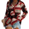 Accordion Player Folk Music Sweatshirt For Women Long Sleeve T Shirt Blouse Tee Shirts Casual Loose Tops 5XL view 1