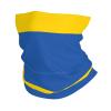 WBQLSL Universal scarf for head and neck, 20 * 10 inch multifunctional sports headband, cycling, climbing, off-road Flag of Ukraine pattern view 1