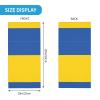 WBQLSL Universal scarf for head and neck, 20 * 10 inch multifunctional sports headband, cycling, climbing, off-road Flag of Ukraine pattern view 2