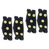 Yardenfun 2pairs Ice Grippers for Shoes Non-Slip Mountaineering Crampons Lightweight Traction Cleats for Winter Hiking Snow Walking and Outdoor Activities view 1