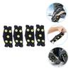 Yardenfun 2pairs Ice Grippers for Shoes Non-Slip Mountaineering Crampons Lightweight Traction Cleats for Winter Hiking Snow Walking and Outdoor Activities view 3