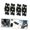 Yardenfun 2pairs Ice Grippers for Shoes Non-Slip Mountaineering Crampons Lightweight Traction Cleats for Winter Hiking Snow Walking and Outdoor Activities view 4