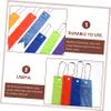 WHAMVOX 12pcs Sturdy Reflective Pendant for Night Safety Keychain for Backpacks Handbag Charm Men Keychain Halloween view 4
