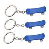 Yardenfun 3pcs Skateboard Keychain Metal Pendant Bag Decorations Keyring for Party Favors view 1