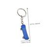 Yardenfun 3pcs Skateboard Keychain Metal Pendant Bag Decorations Keyring for Party Favors view 3
