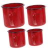 SECFOU 4pcs Enamel Tea Jar Camping Mugs Insulated Yetti Drinking Cup for Home Office view 1