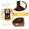Yardenfun 2-slot Watch Organizer Box Vintage Watch Storage Case Elegant Lock Display for Home view 3