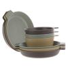Sosoport 2sets Portable Picnic Dinnerware Outdoor Tableware Lightweight Plastic Bowl Kit view 3