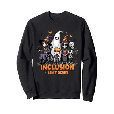 Inclusion Isn't Scary | education Slp Halloween Sped Teacher Sweatshirt