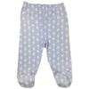 123 Bear 100% Cotton Baby Pants with Footies 100% Cotton Unisex Boys Girls (0-3 Months, 4-Pack LemnGr Pr) view 4