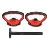 Adjustable Kettlebell Handle, 100 Pounds Capacity, Easy Carry Converts Dumbbells to Kettlebells for Strength Training Home Gym view 3