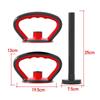 Adjustable Kettlebell Handle, 100 Pounds Capacity, Easy Carry Converts Dumbbells to Kettlebells for Strength Training Home Gym view 4