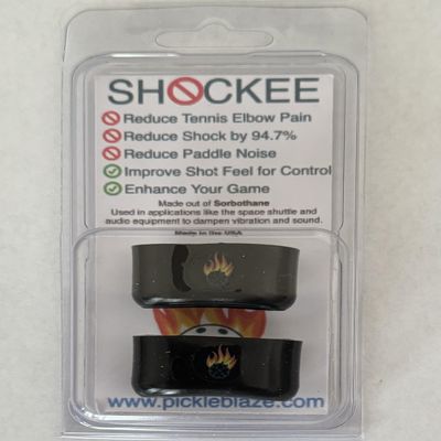 Pickleball Paddle Shock Absorber and Dampener The SHOCKEE Reduces shockwaves While Also Minimizing Noise Waves. Reduce Tennis Elbow and Wrist tendonitis Pain. Enhance Your Court Performance.