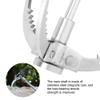 lvifloae Grapple Hook Survival 3 Claws Carabiner Hook Foldable Stainless Steel Grappling Hook Launcher Outdoor Climbing Activity Tool for Retrieving Outdoor Hiking Tree Limb view 4
