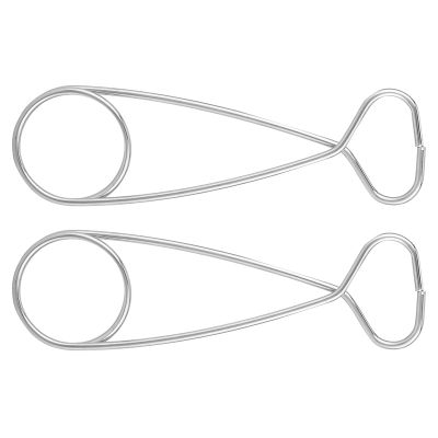lvifloae 2pcs Bottle Hanger Fish Mouth Spreaders Hanging Hook Rack for Cooker Water Bottle for Saltwater Fishing Cooker Water Bottle Camp Travel Outdoor Stainless Steel Camping