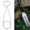 lvifloae 2pcs Bottle Hanger Fish Mouth Spreaders Hanging Hook Rack for Cooker Water Bottle for Saltwater Fishing Cooker Water Bottle Camp Travel Outdoor Stainless Steel Camping view 4