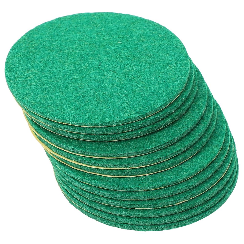 CORHAD 12pcs Round Table Hockey Pusher Pads Medium Felt Hitting Bat Replacement Enhances Game Experience Compatible with Table Hockey Games