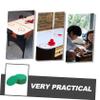 CORHAD 12pcs Round Table Hockey Pusher Pads Medium Felt Hitting Bat Replacement Enhances Game Experience Compatible with Table Hockey Games view 2
