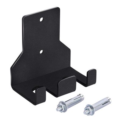 Wall Mounted Barbell Storage Rack Double Vertical Barbell Holder Gym Hanger Gym Dumbbells Rod Holder