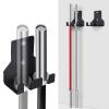 Wall Mounted Barbell Storage Rack Double Vertical Barbell Holder Gym Hanger Gym Dumbbells Rod Holder view 2
