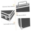 CANIGHT Aluminum Toolbox Case Foam Metal Case Men's Briefcase Aluminum Storage Portable Workstation view 3