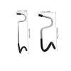 Gogogmee Outdoor Camping Iron Hook 4 Pack Tent Lamp Hook Multi-Functional for Camping Light Yard Travel view 2