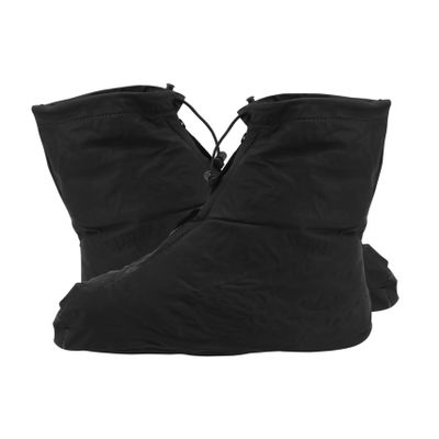 BELLIFFY 1pair Cycling Shoe Cover Cool Boots Zippered Rain Boot for Men Waterproof Wear-Resistant Non-Slip PVC Overshoes