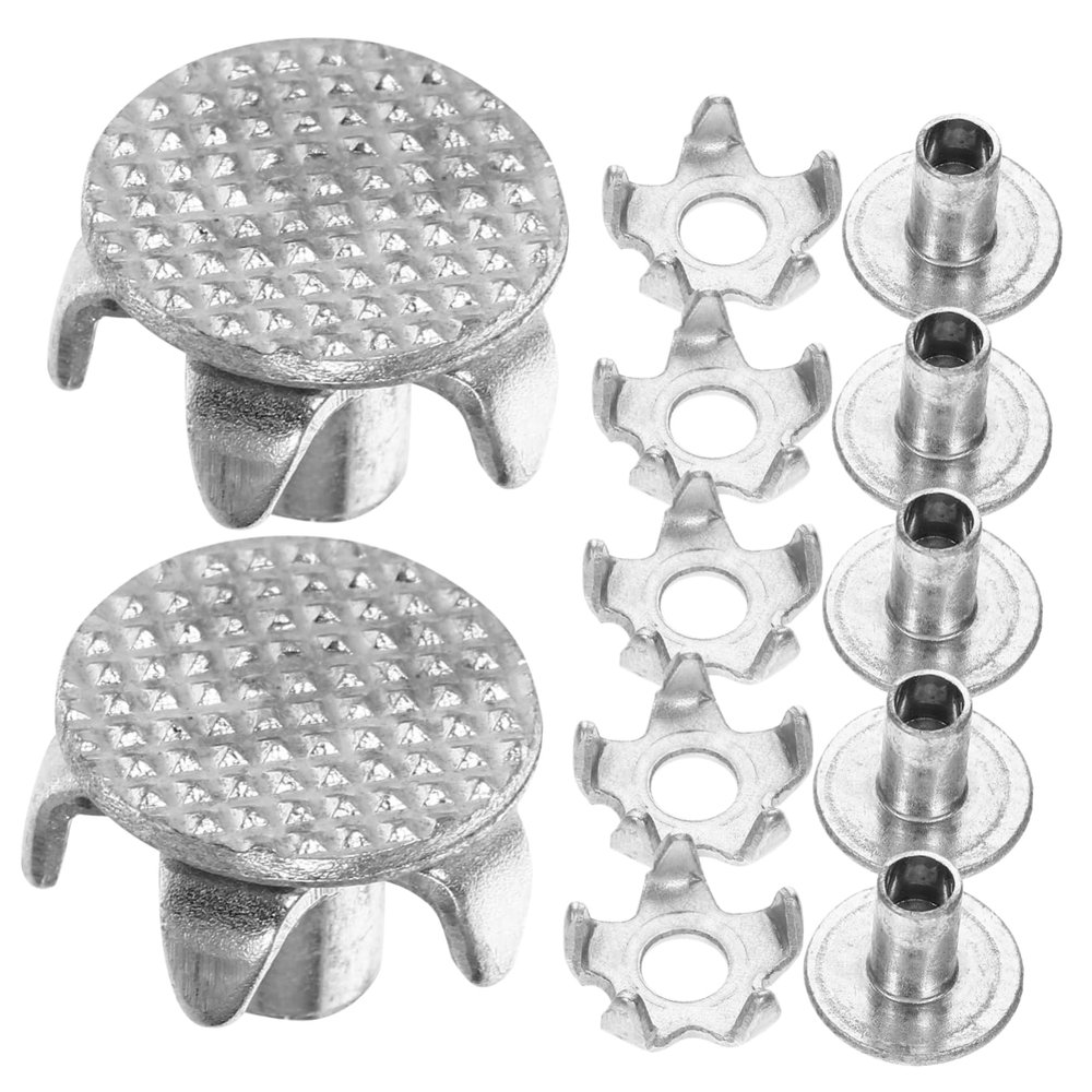 PACKOVE 15pcs - Crampon Spikes for Shoes Ice Grippers for Hiking and Climbing Lightweight and Flexible Design for Extra Traction