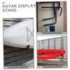 WESIEVYA 2sets Folding Kayak Storage Rack Indoor Wall-Mounted Holder for Kayaks and Canoes Space-efficient Design Protective for Easy Installation view 3