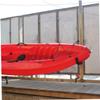 WESIEVYA 2sets Folding Kayak Storage Rack Indoor Wall-Mounted Holder for Kayaks and Canoes Space-efficient Design Protective for Easy Installation view 4