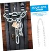 BUTIFULSIC 1set Sturdy Theft Lock Chain Chain for Home Bike Motorcycle Security Portable Protecting Your Valuables view 2
