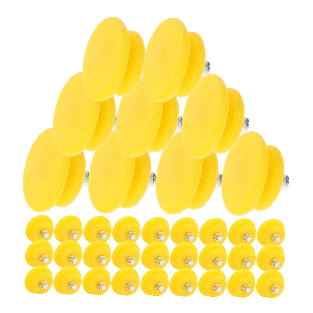 ANDRESLAD 100pcs Anti-Slip Steel Shoe Grippers for Snow and Ice Easy to Install Traction Spikes for Men Women for Hiking Jogging Camping and Ice Fishing