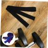 balacoo 3pcs Professional Yoga Strap with Adjustable Metal D-rings Durable Non-elastic Stretching Bands for Daily Use for Muscle Activation and Flexibility Black Purple Blue view 3