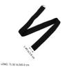 balacoo 3pcs Professional Yoga Strap with Adjustable Metal D-rings Durable Non-elastic Stretching Bands for Daily Use for Muscle Activation and Flexibility Black Purple Blue view 4