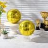 WinnerWhy 12 Pcs Gold Autograph Volleyball Official Mini Trophy Volleyball Golden Custom with Air Pump for Trophies Anniversary College Coaching Gift Awards Party (Size 2) view 4