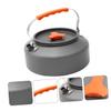 KOMBIUDA Outdoor Camping Kettle Portable Tea Pot Infuser Heat-insulated Handle for Picnic view 2