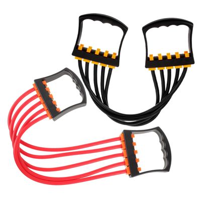 BESPORTBLE 2pcs Resistance Bands with Non-Slip Ergonomic Handles for Muscle Training Durable TPE Material Portable Fitness Accessory for Home Go Workouts