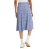 NOOYME 28" Skorts for Women with 3 Pockets Modest Knee Length Athletic Midi Skirts (X-Large,Purple Floral) view 1