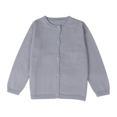 Baby Boy Girl Knit Cardigan Sweater Soft Warm Crochet Round Neck Long Sleeve Coat Toddler Fall Winter Outwear 2-7 Years