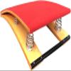 Gymnastics Springboard for Adults and Kids, Junior Gymnastics Springboard, Portable Curved Gymnastic Springboard, Children Beginner Springboards, Stable & Anti-Tear Spring Board, for h(Size:40*60cm) view 1