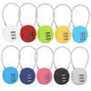 Veemoon 10pcs TSA Approved Luggage Locks Steel Rope Travel Locks Combination Code for Suitcase Backpack and Travel view 1