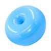 BCOATH Yoga Exercise Ball Burst Design Donut Shaped Fitness Ball for Stability Training Includes Air Pump Light Blue for Yoga and Balance Workouts