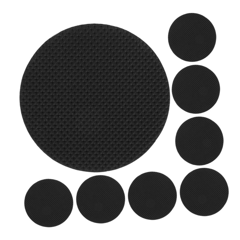 Happyyami 8pcs Table Foot Pads for Billiard Pool Tables Durable Eva Leveling Mat for Home Office Kitchen and Garage Use Diameter