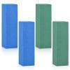 2pcs Gummy Rubber Abrasive Stones, Snowboard Gummy Stone Edge Grinding Rubber Block Stone Ski Snowboard Tuning Equipment for Removing Rust and Burrs, Green 60 Granularity, Blue 120 Granularity view 1