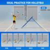 6x4FT Volleyball Rebounder Net Pro, Baseball Softball Rebound Pitch Back Net, Adjustable Angle Lacrosse Bounce Back Practice Equipment, Easy Quick Setup, Ideal for Outdoor and Backyard Training view 4