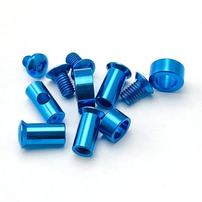 Echeson 1SET Custom Titanium Screw Fits for Chris Reeve Large Sebenza 21(Blue)