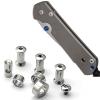 Echeson 1SET Custom Titanium Screw Fits for Chris Reeve Large Sebenza 21(Blue) view 2
