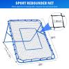 5x4FT Volleyball Baseball Rebounder Net, Softball Rebounder Pitchback Net Quick Adjustments, Quick Adjustments Lacrosse Bounce Back Practice Equipment, Ideal for Outdoor Indoor and Backyard Training view 3