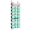 DLYZAYE Metal Yoga Mat Storage Rack, Wall Mount Yoga Mat Holder, Floating Shelf Home Gym Accessories Organizer for Foam RollerExercise MatYoga BrickSkateboard view 1